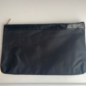 Mary Kay cosmetic bag cash make up black zippers